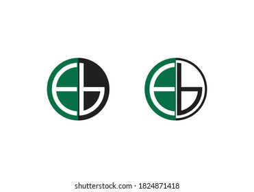 Initial EB Letter Creative Modern Business Typography Vector Template. Creative Letter EB Logo Vector.