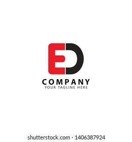 Initial ED Logo Desing Inspiration
