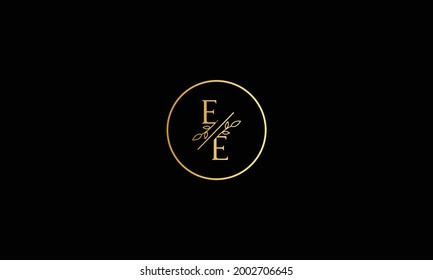 Initial EE Letter  Logo. Creative Letter EE Modern Business Logo Vector Template Design
