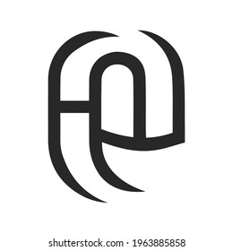 Initial EH Letter Logo Design Vektorvorlage.