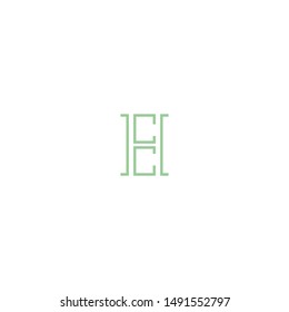 Initial EH Minimalist Modern Logo