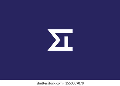 Initial EI IE Letter Logo Design Vector Template. Monogram and Creative Alphabet E I Letters icon Illustration.