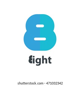 Initial Eight Logo Vector 