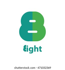 Initial Eight Logo Vector 