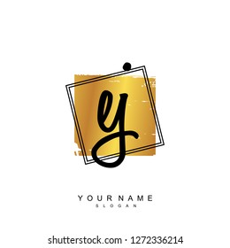 Initial EJ handwriting logo vector