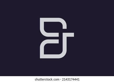 Initial EJ JE modern monogram and elegant logo design, Professional Letters Vector Icon Logo on luxury background.