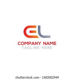 Initial EL Letter Linked Logo. Creative Letter EL Modern Business Logo Vector Template. Initial EL Logo Template Design