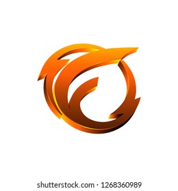initial Electronic technology letter F vector logo concept illustration. Lightning logo. Electricity power logo. Vector logo template. Design element