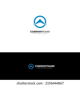 Initial A Elegant Adventure Logo Design, Initial Signature Creative Template