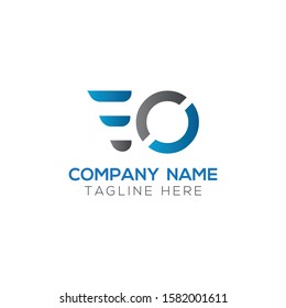 Initial EO Letter Linked Logo. Creative Letter EO Modern Business Logo Vector Template. Initial EO Logo Template Design