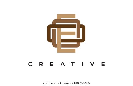 initial EOO, OOE letters monogram, three letters creative modern typographic logo, eye catching EOO, OOE alphabet stylish logo vector