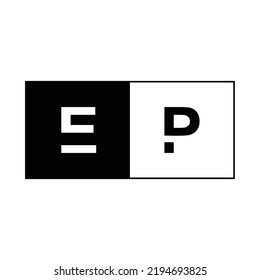 initial EP logo business letter finance signature