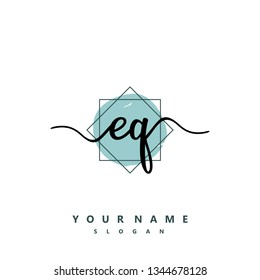 Initial EQ handwriting logo