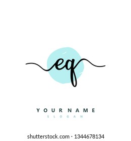 Initial EQ handwriting logo