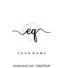 Initial EQ handwriting logo