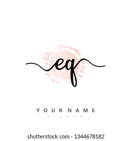 Initial EQ handwriting logo