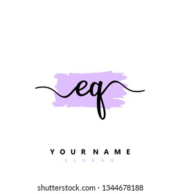 Initial EQ handwriting logo