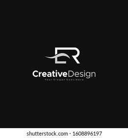 Initial ER Letter RE abstract Logo Template Design Vector, Emblem, Design Concept, Creative Symbol design vector element for identity, logotype or icon