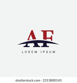 Initial A F, AF Letter Logo design vector template, Graphic Symbol for Corporate Business Identity