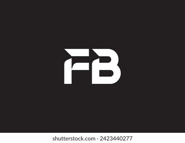 Initial F B logo design template for bussines