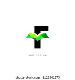 Initial F Education Logo Concept.
