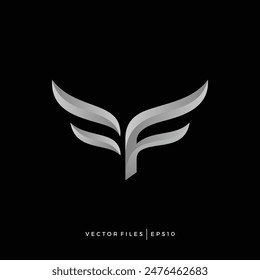 initial F and flying wings