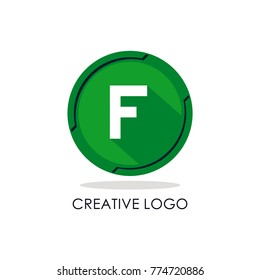 initial F icon logo
