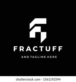 Initial F Industrial logo inspiration vector icon illustration