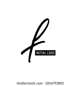 Initial F Letter Logo With Creative Modern Business Typography Vector Template. Creative Letter F Logo Vector.
