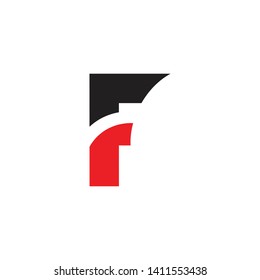 initial F letter logo design vector template