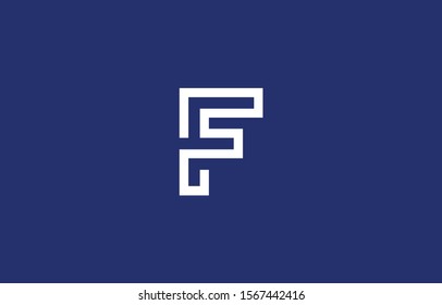 Initial F Letter Logo Design Vector Template. Monogram and Creative Alphabet FF Letters icon Illustration.