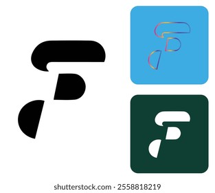 Initial F Logo, F Logo, F Monogram,  Letter F Logo, Creative Icon, Modern, Vector