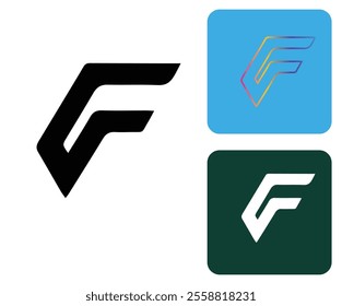 Initial F Logo, F Logo, F Monogram,  Letter F Logo, Creative Icon, Modern, Vector