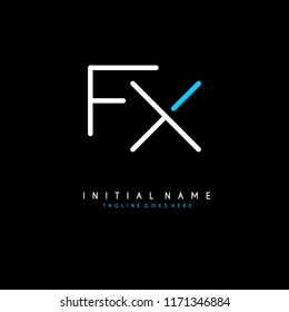 Initial F F minimalist modern logo identity vector