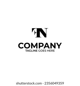 Diseño inicial de logotipo con letras F y N