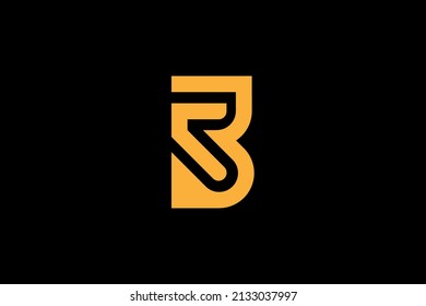 Initial FB BF modern monogram and elegant logo design, Professional Letters Vector Icon Logo on black background.