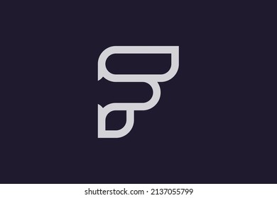 Initial FB BF modern monogram and elegant logo design, Professional Letters Vector Icon Logo on luxury background.