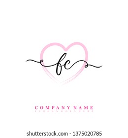 Initial FC handwriting logo