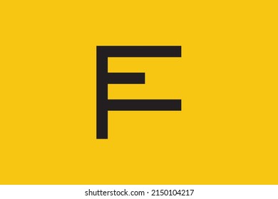 Initial FE EF modern monogram and elegant logo design, Professional Letters Vector Icon Logo on luxury background.