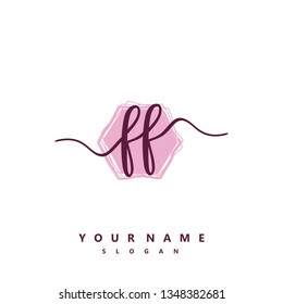 Initial FF handwriting logo