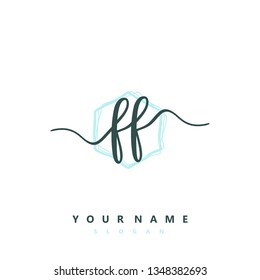 Initial FF handwriting logo