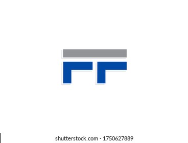 Initial FF Vector Logo Design Concept