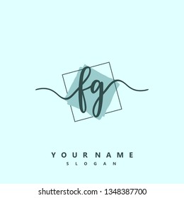 Initial FG handwriting logo