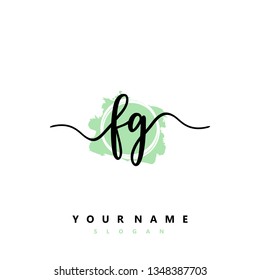 Initial FG handwriting logo