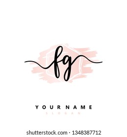 Initial FG handwriting logo