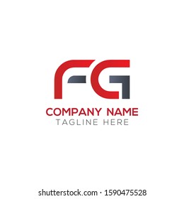 Initial FG Letter Linked Logo. Creative Letter FG Modern Business Logo Vector Template. FG Logo Design