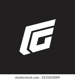 Logotipo de letra FG inicial luxo elegante e profissional design logotipo
