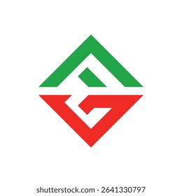 Initial FG Logo Design For Company Business