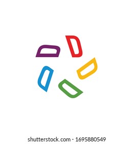 initial five letters d - with hidden message star shape