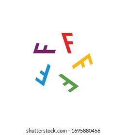 initial five letters f - with hidden message star shape